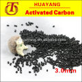 Coal based column activated carbon for harmful gas purification